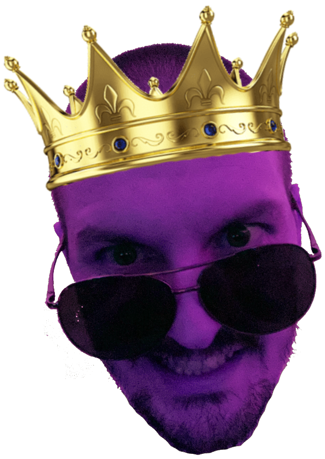 The Poop King wearing a crown - Slide 4