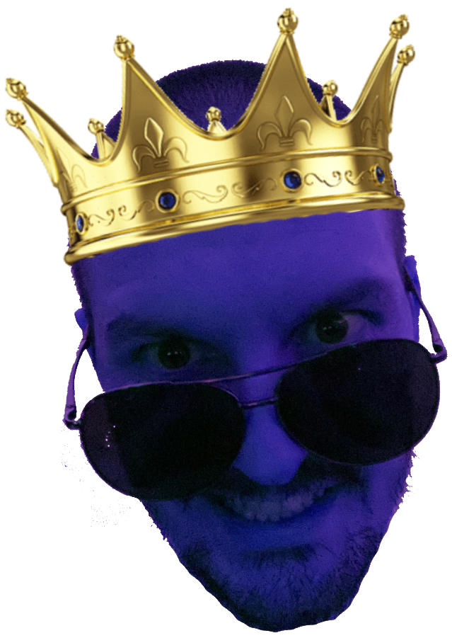 The Poop King wearing a crown - Slide 5