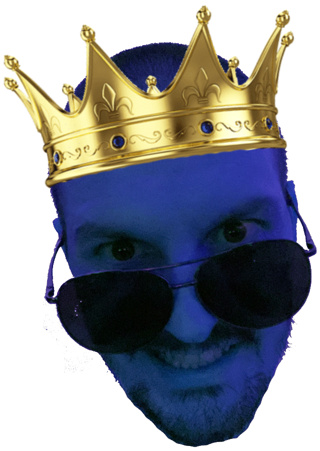 The Poop King wearing a crown - Slide 6